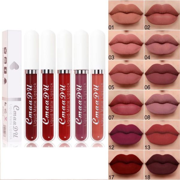 lip gloss cmaadu 18 colors liquid lipstick 24 hours long lasting makeup matte red velvet pigment cosmetic tslm1
lip gloss cmaadu 18 colors liquid lipstick 24 hours long lasting makeup matte red velvet pigment cosmetic tslm1