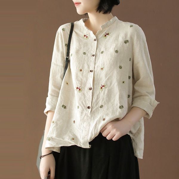 shorts spring arts style women long sleeve loose shirts flower embroidery cotton linen vintage blouse plus size v77 jn64, White;black
shorts spring arts style women long sleeve loose shirts flower embroidery cotton linen vintage blouse plus size v77 jn64, White;black