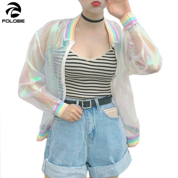 women's jackets summer women jacket laser rainbow symphony hologram basiccoat clear iridescent transparent bomber sunproof, Black;brown
women's jackets summer women jacket laser rainbow symphony hologram basiccoat clear iridescent transparent bomber sunproof, Black;brown