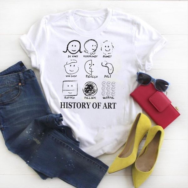 summer history of art womens fashion graphic printed kawaii clothes tees female t, White
summer history of art womens fashion graphic printed kawaii clothes tees female t, White
