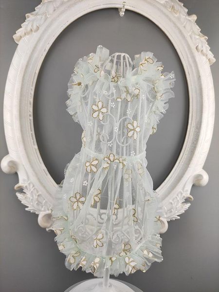 dog apparel handmade dress breathable lace tulle embroidery flowers 3 models cat pet vest tutu long clothes
dog apparel handmade dress breathable lace tulle embroidery flowers 3 models cat pet vest tutu long clothes
