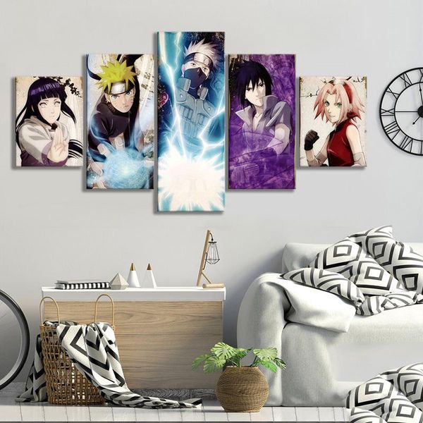 paintings 5 piece canvas art hd anime manga poster ninja modular picture cartoon characters artwork home painting for bedroom decor
paintings 5 piece canvas art hd anime manga poster ninja modular picture cartoon characters artwork home painting for bedroom decor