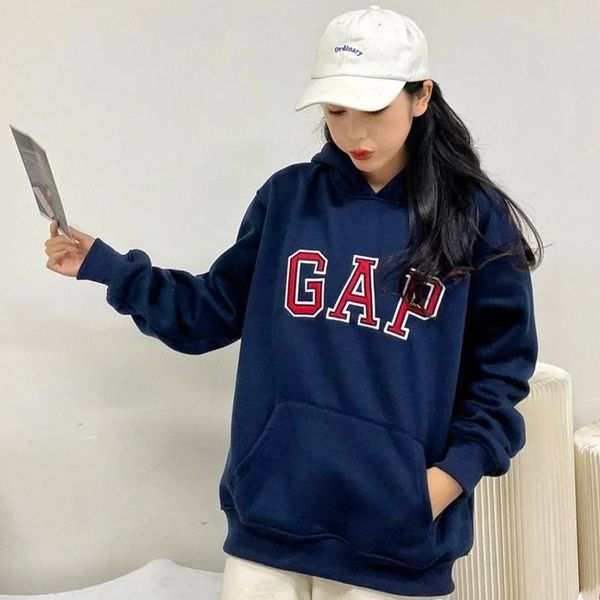 brand hoodie chao brand gap hooded sweater women's autumn circle couple plush leisure sports long sleeve pullover men's, Black
brand hoodie chao brand gap hooded sweater women's autumn circle couple plush leisure sports long sleeve pullover men's, Black