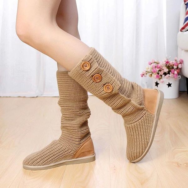 boots bottom high women's shoes keep warm wool flat, Black
boots bottom high women's shoes keep warm wool flat, Black