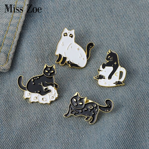 ghost cat enamel pins custom skeleton stars brooch lapel badge bag punk black jewelry gift for kids friendsdio chan contact, Gray
ghost cat enamel pins custom skeleton stars brooch lapel badge bag punk black jewelry gift for kids friendsdio chan contact, Gray