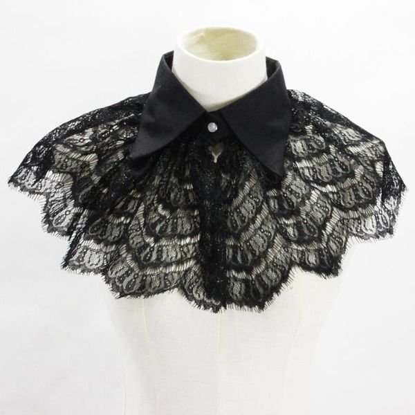 bow ties vintage floral lace lapel fake collar for women hollow necklace choker false collars female dress party detachable, Black;gray
bow ties vintage floral lace lapel fake collar for women hollow necklace choker false collars female dress party detachable, Black;gray