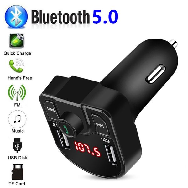 bluetooth 5.0 fm transmitter for car, 3.0 wireless bluetooth fm radio adapter music player fm transmitter/car kit with hands-calling a3
bluetooth 5.0 fm transmitter for car, 3.0 wireless bluetooth fm radio adapter music player fm transmitter/car kit with hands-calling a3