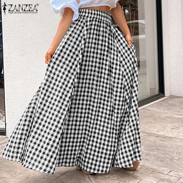 skirts summer plaid long maxi women elegant 2021 casual elastic waist bottoms female a-line oversized 5xl lhd4, Black
skirts summer plaid long maxi women elegant 2021 casual elastic waist bottoms female a-line oversized 5xl lhd4, Black
