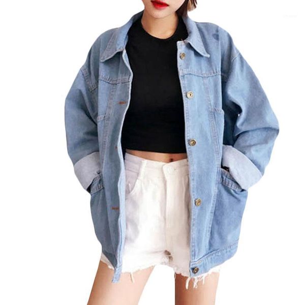 women's trench coats 2021 autumn women denim windbreaker coat korean slim long-sleeved casual stitching e056, Tan;black
women's trench coats 2021 autumn women denim windbreaker coat korean slim long-sleeved casual stitching e056, Tan;black