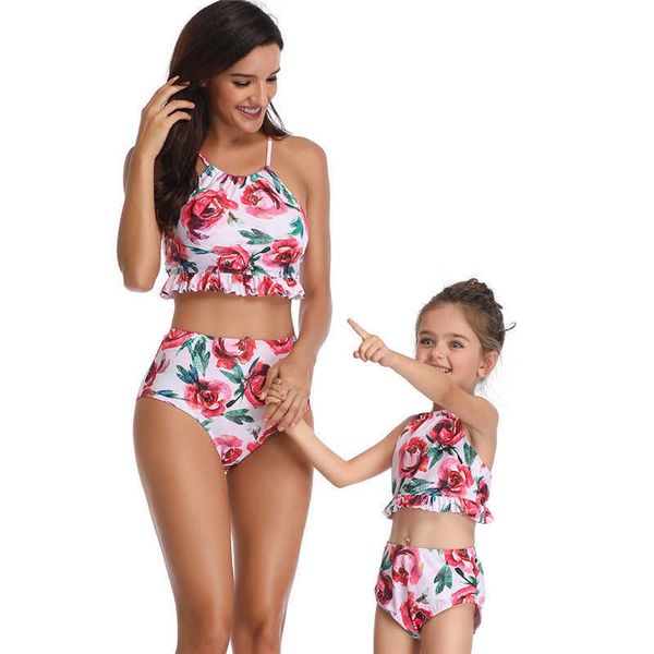 fashion family matching swimwear for kids mommy daughter floral bathing suit holiday costume 210529, Blue
fashion family matching swimwear for kids mommy daughter floral bathing suit holiday costume 210529, Blue