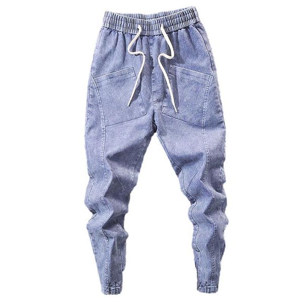 men's pants idopy fashion men`s harem denim joggers ankle cuffed elastic waist vintage slim fit drawstring street hip hop for man, Black
men's pants idopy fashion men`s harem denim joggers ankle cuffed elastic waist vintage slim fit drawstring street hip hop for man, Black