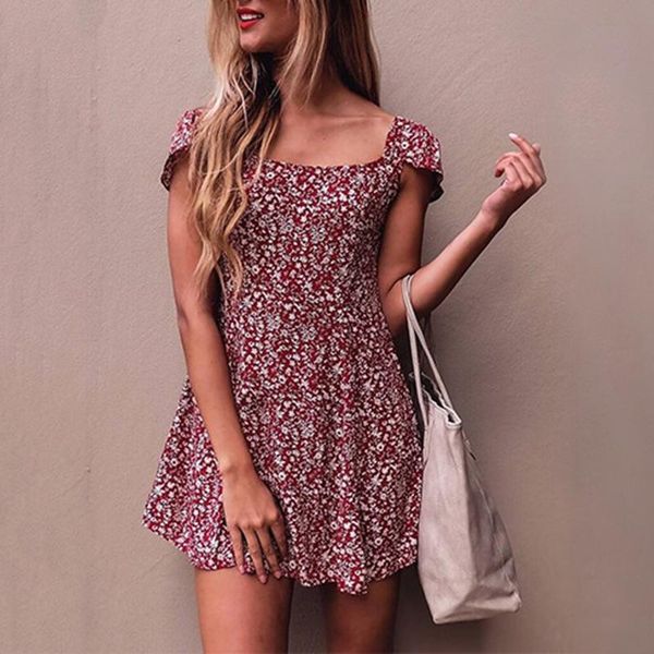 casual dresses bohemian women backless floral printed dress summer beach vestidos ladies above knee, Black;gray
casual dresses bohemian women backless floral printed dress summer beach vestidos ladies above knee, Black;gray