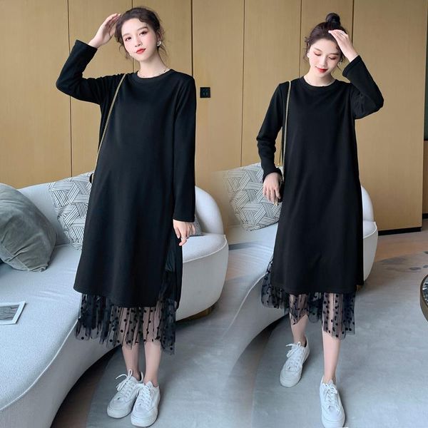 maternity dresses autumn dot gauze patchwork nursing long dress breast feeding clothes for pregnant women fall pregnancy clothing, White
maternity dresses autumn dot gauze patchwork nursing long dress breast feeding clothes for pregnant women fall pregnancy clothing, White