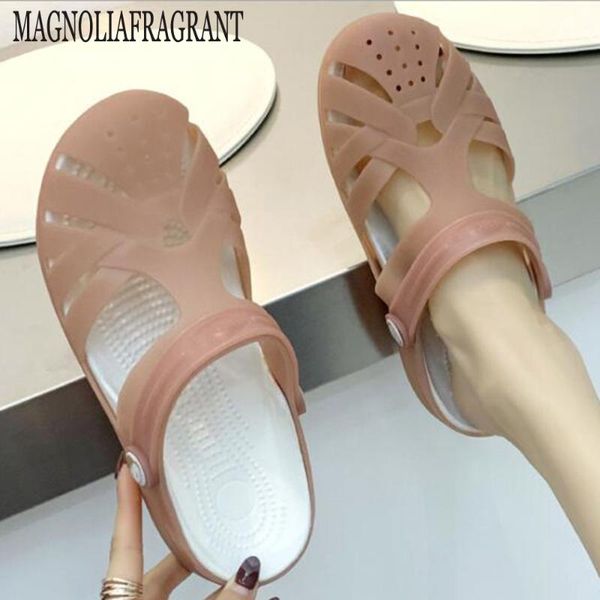 slippers summer women sandals non-slip beach shoes breathable comfort flat bottom baotou hole hy512, Black
slippers summer women sandals non-slip beach shoes breathable comfort flat bottom baotou hole hy512, Black