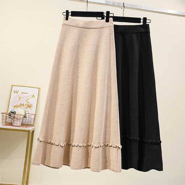 skirts 4xl good quality plus big size vintage women 2021 spring autumn winter black outfit knitted pure color long female a5440
skirts 4xl good quality plus big size vintage women 2021 spring autumn winter black outfit knitted pure color long female a5440