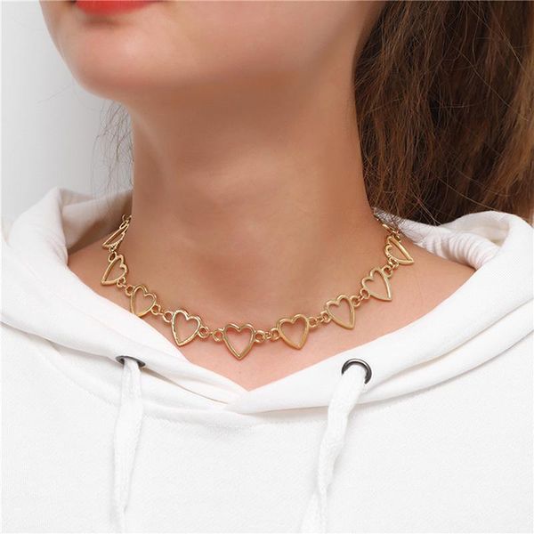 chains korean style love heart small choker necklace statement girlfriend women gift cute silver color chain couple jewelry
chains korean style love heart small choker necklace statement girlfriend women gift cute silver color chain couple jewelry