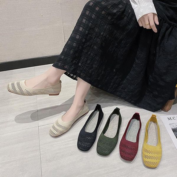 sandals 2021 spring summer women breathable hollow out knit pumps comfortable girl slip-on leisure loafers casual flat shoes, Black
sandals 2021 spring summer women breathable hollow out knit pumps comfortable girl slip-on leisure loafers casual flat shoes, Black