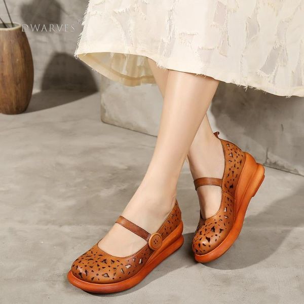 dress shoes handmade leather platform women fashion mary jany hollow sandal coffee/brown, Black
dress shoes handmade leather platform women fashion mary jany hollow sandal coffee/brown, Black