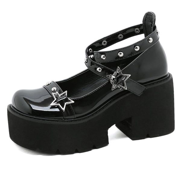 dress shoes mordern style square heel round toe buckle strap female high platform leisure summer casual cute woman mary jane, Black
dress shoes mordern style square heel round toe buckle strap female high platform leisure summer casual cute woman mary jane, Black