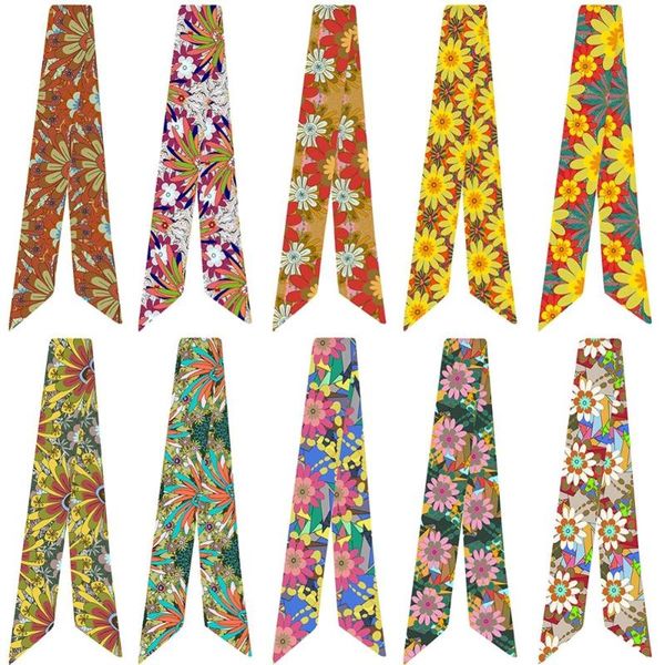 scarves women fashion classical floral printing variety bag handle tie wrap silk scarf small neck, Blue;gray
scarves women fashion classical floral printing variety bag handle tie wrap silk scarf small neck, Blue;gray