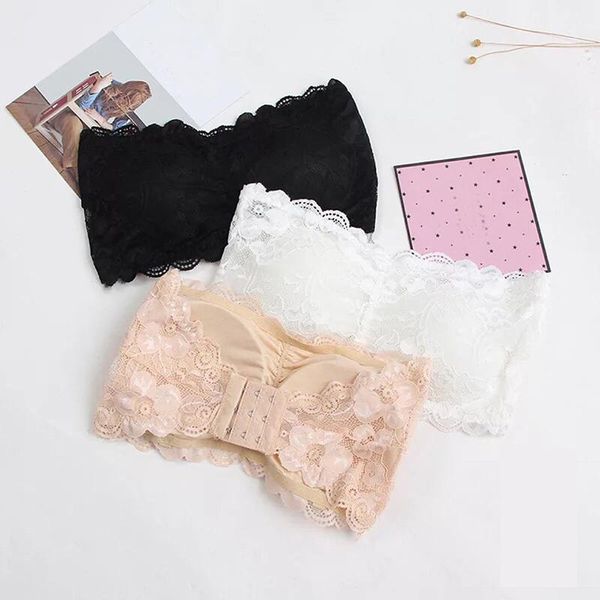 1pcs bra women lace floral bralet bustier valentine's day back closure bandeau padded bralette strapless tube lingerie bustiers & c, Black;white
1pcs bra women lace floral bralet bustier valentine's day back closure bandeau padded bralette strapless tube lingerie bustiers & c, Black;white