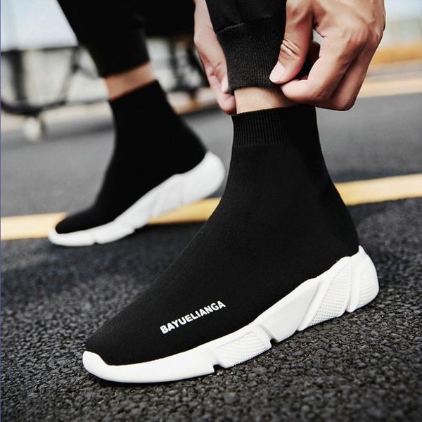 boots women socks shoes high breathable ankle boot sneakers casual elasticity wedge platform zapatillas mujer, Black
boots women socks shoes high breathable ankle boot sneakers casual elasticity wedge platform zapatillas mujer, Black