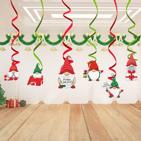 christmas decorations 6pcs foil spiral ceiling hanging decor tree pendant xmas party home living room decoration ornament
christmas decorations 6pcs foil spiral ceiling hanging decor tree pendant xmas party home living room decoration ornament