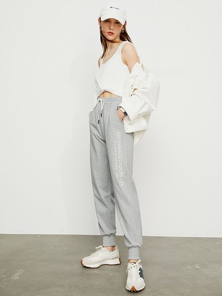 women's pants & capris minimalismo verão calças femininas carta esportiva estampada cintura elástica calça feminina streetwear de corri, Black;white
women's pants & capris minimalismo verão calças femininas carta esportiva estampada cintura elástica calça feminina streetwear de corri, Black;white