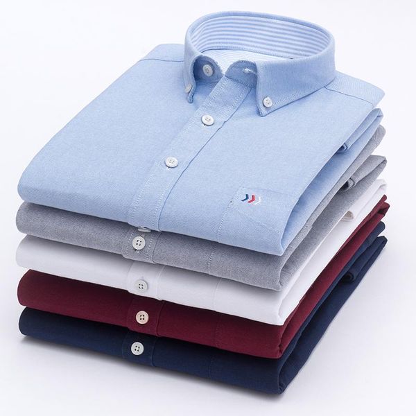 men's dress shirts quality 100% cotton high oxford mens long sleeve casual slim-fit plaid/striped male shirt for men business, White;black
men's dress shirts quality 100% cotton high oxford mens long sleeve casual slim-fit plaid/striped male shirt for men business, White;black