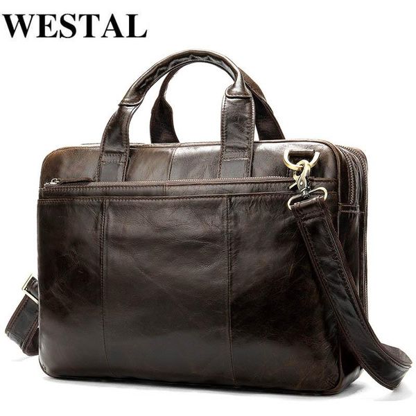 briefcases westal briefcase male messenger bag men's genuine leather for document men shoulder travel handbags satchel lap14 inch
briefcases westal briefcase male messenger bag men's genuine leather for document men shoulder travel handbags satchel lap14 inch