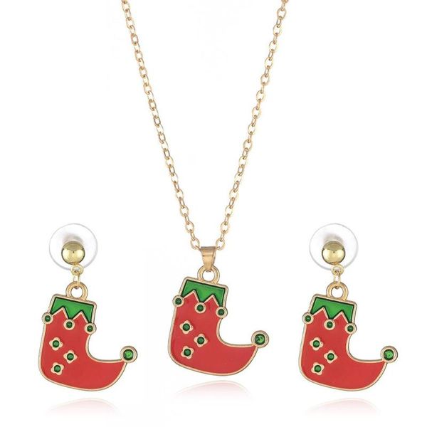 earrings & necklace 12pcs/lot winter red christmas shoes set for gift jewelry, Silver
earrings & necklace 12pcs/lot winter red christmas shoes set for gift jewelry, Silver