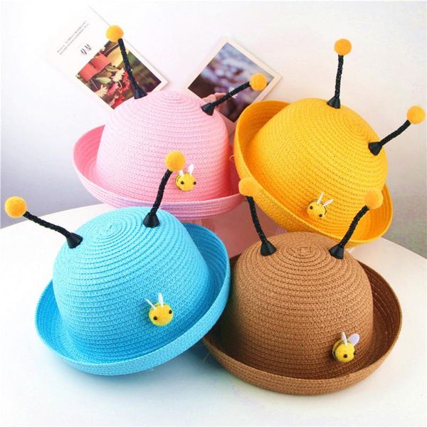hair accessories muqgew summer children's cartoon stereo small bee curling sunscreen beach hat straw boy girls cap #ew, Slivery;white
hair accessories muqgew summer children's cartoon stereo small bee curling sunscreen beach hat straw boy girls cap #ew, Slivery;white