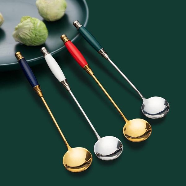 spoons antique coffee ceramic short handle dessert nordic style creative cute household stainless steel mixing spoon vajilla talheres
spoons antique coffee ceramic short handle dessert nordic style creative cute household stainless steel mixing spoon vajilla talheres