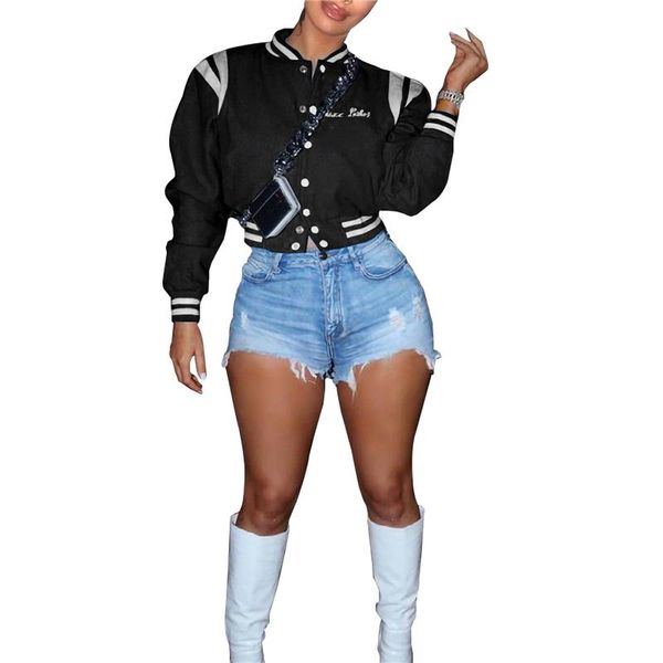 women's jackets xingqing varsity women autumn winter fashion striped letter print long sleeve bomber loose baseball vintage y2k coat, Black;brown
women's jackets xingqing varsity women autumn winter fashion striped letter print long sleeve bomber loose baseball vintage y2k coat, Black;brown