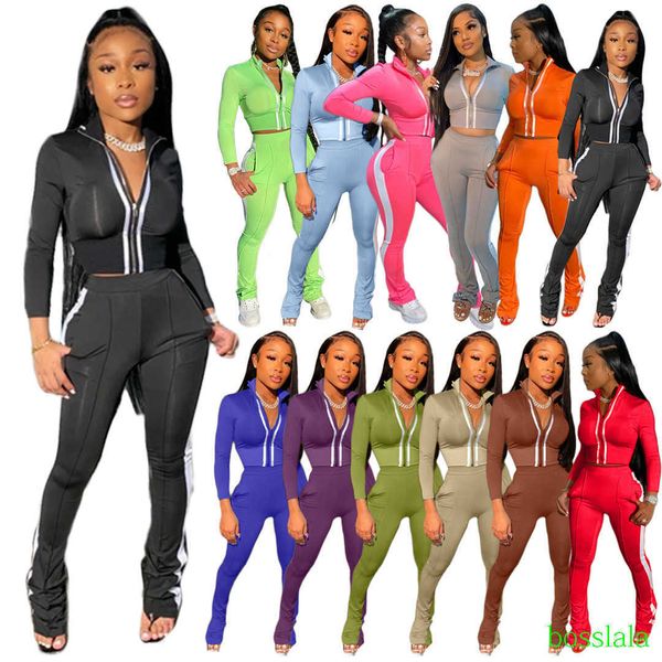 designer women winter tracksuits two piece outfits strip long sleeve pants webbing on the side ladies new fashion bodycon sportswear, White
designer women winter tracksuits two piece outfits strip long sleeve pants webbing on the side ladies new fashion bodycon sportswear, White