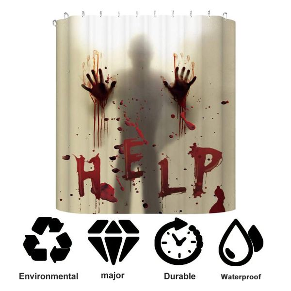 shower curtains scary bloody handprint curtain anti-voyeur waterproof for bathroom 
shower curtains scary bloody handprint curtain anti-voyeur waterproof for bathroom