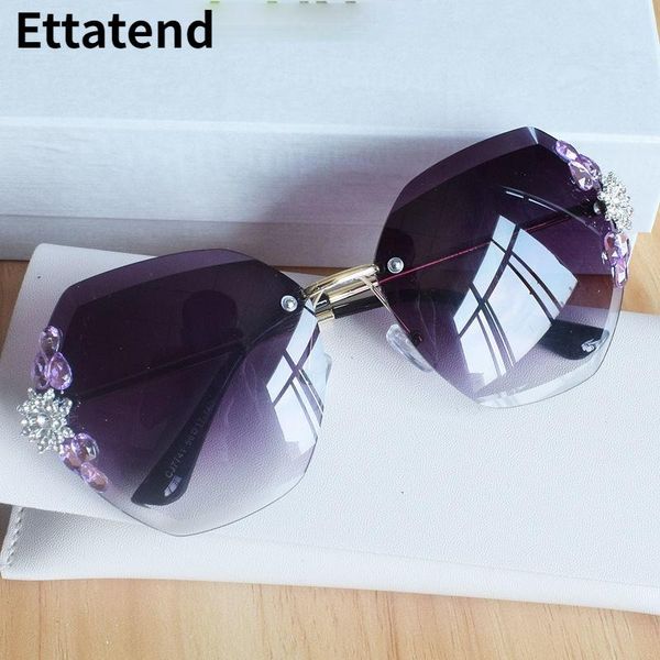 sunglasses fashion gradient lens women oversized rimless sun glasses bling rhinestone eyeglasses vintage shades wholesale, White;black
sunglasses fashion gradient lens women oversized rimless sun glasses bling rhinestone eyeglasses vintage shades wholesale, White;black