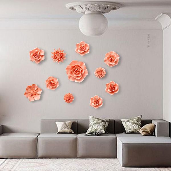wall stickers decoration ceramic flower creative three-dimensional living room bedroom background hanging hangi
wall stickers decoration ceramic flower creative three-dimensional living room bedroom background hanging hangi