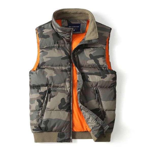 men's vests moruancle outdoor cargo military camouflage waist coat duck down padded thick warm sleeveless parkas outerwear, Black;white
men's vests moruancle outdoor cargo military camouflage waist coat duck down padded thick warm sleeveless parkas outerwear, Black;white