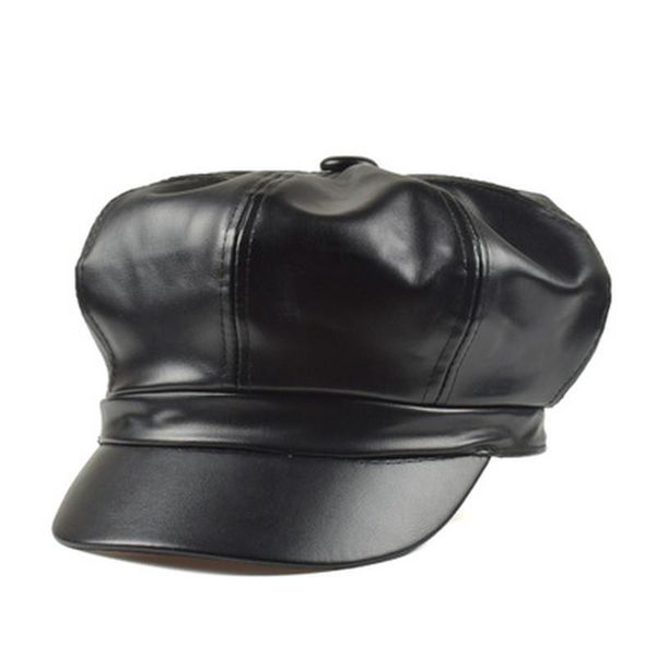cap women hat beret winter female quality leather flat sboy fashion casual spring pu artist korean octagonal qual outdoor hats, Black;white
cap women hat beret winter female quality leather flat sboy fashion casual spring pu artist korean octagonal qual outdoor hats, Black;white