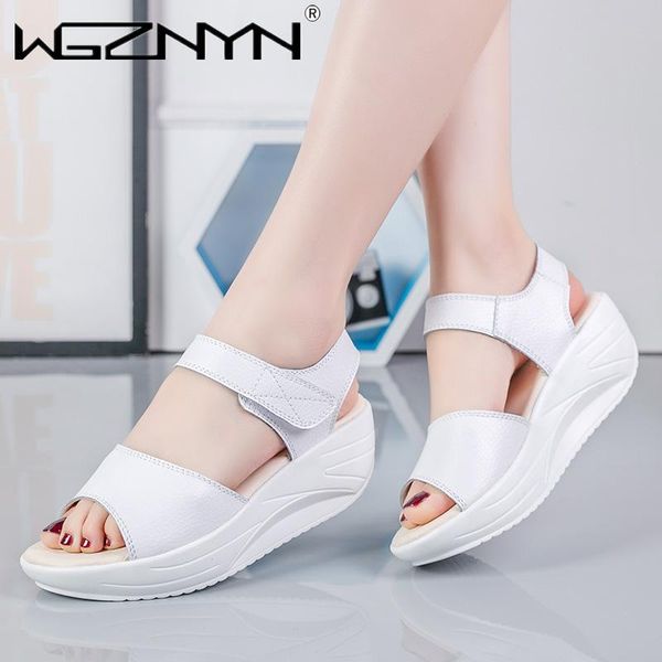 women sandals summer shoes woman wedges fashion hook & loop genuine leather comfortable casual platform female slides, Black
women sandals summer shoes woman wedges fashion hook & loop genuine leather comfortable casual platform female slides, Black