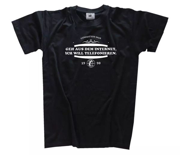 génération 90er-geh de internet-ich volonté appels t-shirt tailles s-xxxl, White;black
génération 90er-geh de internet-ich volonté appels t-shirt tailles s-xxxl, White;black
