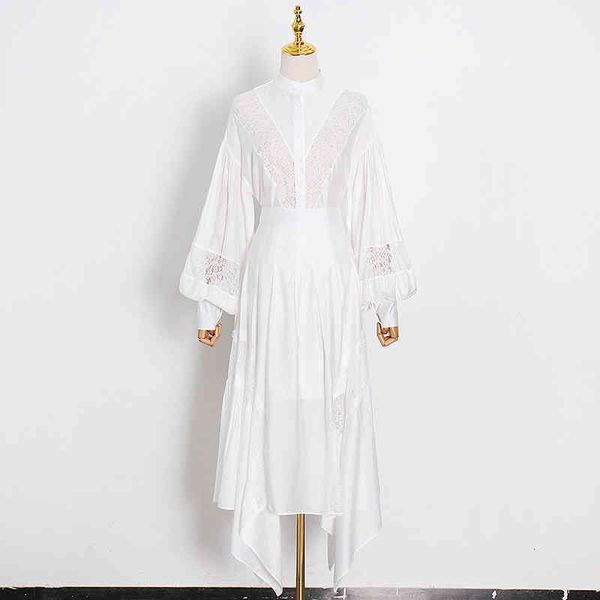 elegant patchwork lace set for women stand collar long sleeve shirt high waist irregular hem skirt female sets 2021, White
elegant patchwork lace set for women stand collar long sleeve shirt high waist irregular hem skirt female sets 2021, White