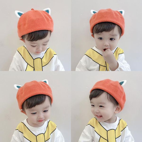 berets fashion cute cat ear knitted beret baby painter hat kids autumn winter bernat french artist warm wool beanies for girl korea, Blue;gray
berets fashion cute cat ear knitted beret baby painter hat kids autumn winter bernat french artist warm wool beanies for girl korea, Blue;gray