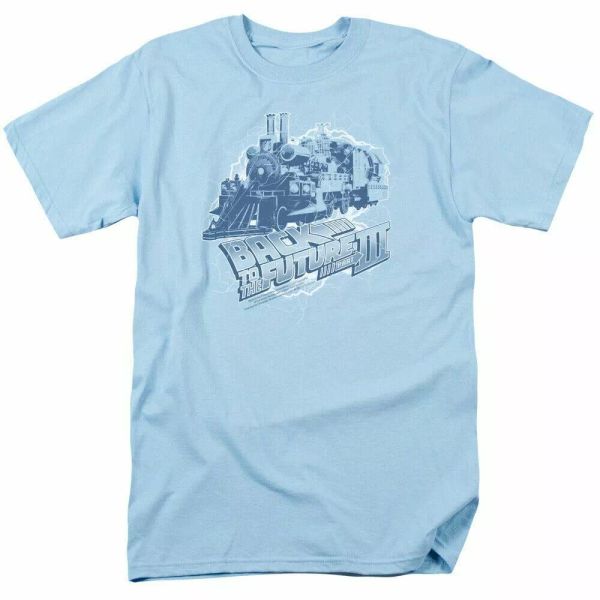 back to the future iii time train t shirt mens licensed retro movie light blue, White;black
back to the future iii time train t shirt mens licensed retro movie light blue, White;black