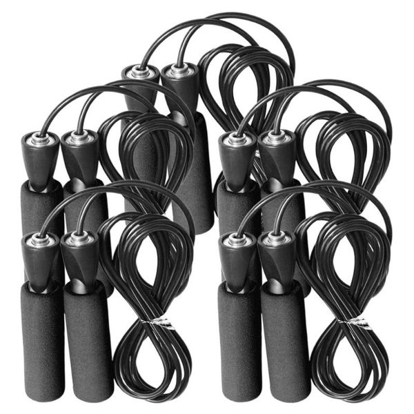 jump ropes 5pcs rope adjustable skipping anti-slip handle sports jumping for fitness exercise (black)
jump ropes 5pcs rope adjustable skipping anti-slip handle sports jumping for fitness exercise (black)