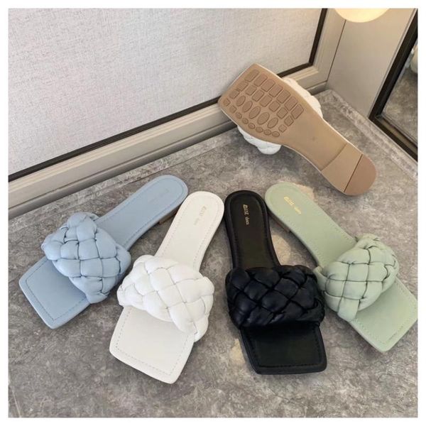 fashion woven slippers ladies square toe flat casual shoes summer one-word beach sandals and big size, Black
fashion woven slippers ladies square toe flat casual shoes summer one-word beach sandals and big size, Black