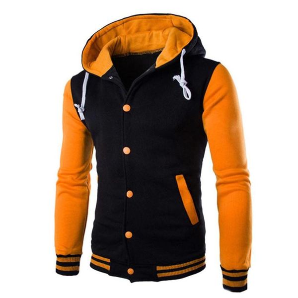 men's hoodies & sweatshirts fashion casual loose hooded button slim long sleeve patchwork sweatshirt pullover pockets male sudaderas#g, Black
men's hoodies & sweatshirts fashion casual loose hooded button slim long sleeve patchwork sweatshirt pullover pockets male sudaderas#g, Black