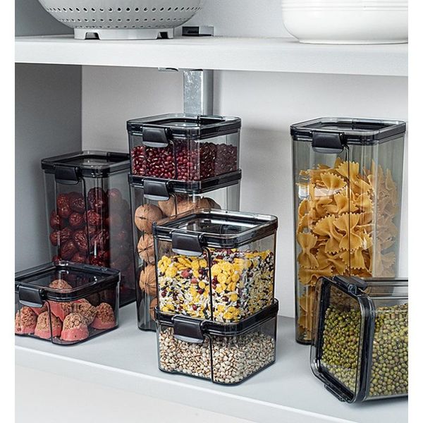 can be superimposed transparent square sealed fresh-keeping box japanese kitchen grain storage tank snack fruit bottles & jars
can be superimposed transparent square sealed fresh-keeping box japanese kitchen grain storage tank snack fruit bottles & jars