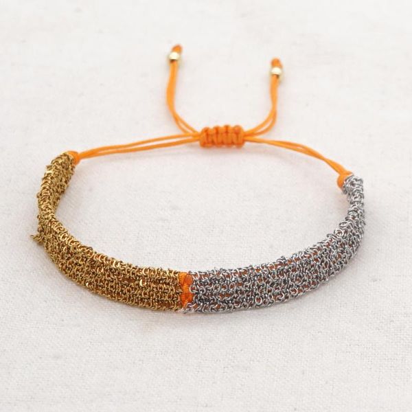 charm bracelets go2boho braided bracelet 2021 women's on hand jewelry woven string couples gifts metal chains pulsera trend men bangle, Golden;silver
charm bracelets go2boho braided bracelet 2021 women's on hand jewelry woven string couples gifts metal chains pulsera trend men bangle, Golden;silver